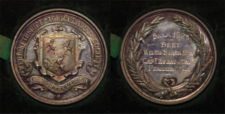 Great Britain, North Wales. Bala AR Merionethshire Agricultural Society Award Medal. 1923. 