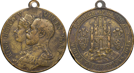 Great Britain, North Wales. Denbigh BR George V Jubilee Medal. 1935.