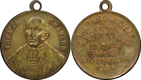 Great Britain, Wales, 3rd Jubilee of the Sunday Schools in Wales. 1936.