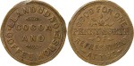 Great Britain, North Wales. Llandudno CU Cocoa Rooms CU Penny Token. ND.