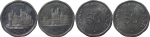 Great Britain, North Wales. Conwy AL 50 Pence Bus Pass Tokens. (x2) Circa 1970-1980. 
