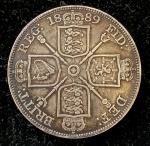 Great Britain. Victoria AR Double Florin. 1889.