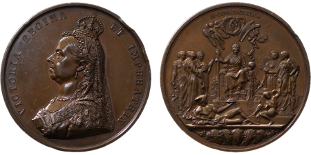 Great Britain. Victoria Æ Jubilee Medallion. 1887.