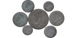 Great Britain. George V Lot of 7 coins. Crown to Sixpence. 1924-1935.