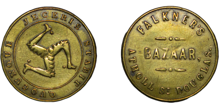 Great Britain, Isle of Man. Victoria BR Advertising Token. 1837-1901. 