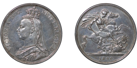 Great Britian. Victoria AR Crown. 1890. 