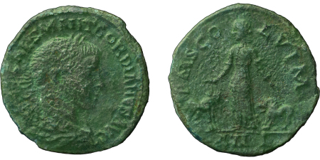 Roman Empire. Gordian III Æ As. Moesia Superior. 238-244AD. 