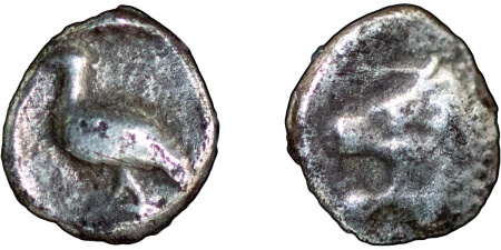 Greece, Ionia. Miletos AR 1/48 Stater. 525-494 BC.