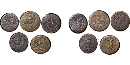 Greece, Pontos Amisos. Mithradates VI Æ 19. 85-80BC.