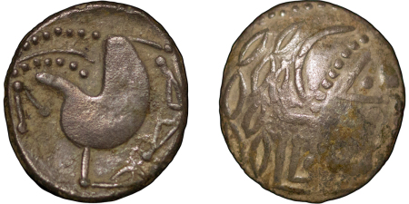 Celtic Tribes in North Carpathia Region Bi Tetradrachm. 110-190AD.