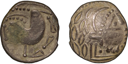 Celtic Tribes in North Carpathia Region Bi Tetradrachm. 110-190AD.