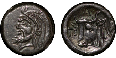 Greece, Cimmerian Bosphorus. Pantikapaion Æ 14mm. 284-275BC.
