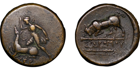 Greece. Tauric Chersonesos, Æ 21mm. Circa 300-250BC.