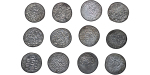 Seljuq of Rum. Qilij Arslan IV AR Dirhams. Lot of 12. 1255-1270.