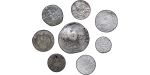 European & Ottoman mixed lot of 7 Hammered silver . Medieval.