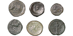 Ancient Greece. Black Sea area lot of 6 X Æ Denominations, various rulers and cities. Circa 4-1st Century BC.