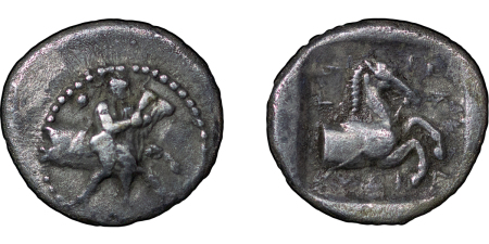 Ancient Greece. Thessaly AR Hemidrachm. 440-400BC. 