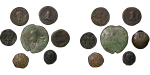 Ancient Greece. Lot of 7 Bronzes. Various denominations, cities and dates. 4th to 1st century BC.