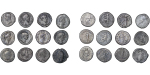 Roman Empire. Lot of 12x AR Denarius, from Trajan to Commodus, 98-192AD.
