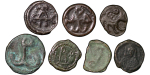 Ancient Greece. Black Sea area lot of 7 Bronzes. Early BC.