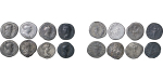 Roman Empire. Lot of 8x AR Denarius.. 90-230AD.