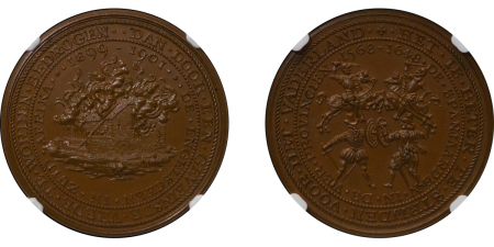South Africa. Anglo-Boer War Æ Medallion for the Atrocities of War. 1901. 