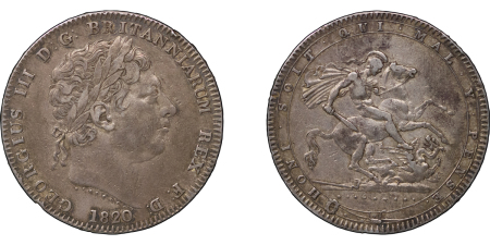 Great Britain. George III AR Crown. 1820. 