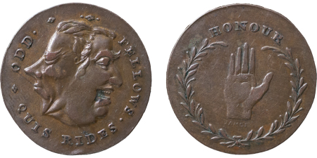 Great Britain. Middlesex CU Wonder Halfpenny Token. 1790's.