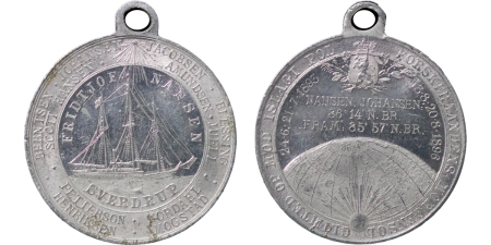 Norway. Norwegian Polar Expedition ALU Medallion. 1893-1896.