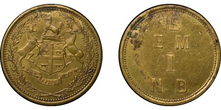 Canada. Hudson Bay Company BR 1 Made Beaver. 1857 (ND).