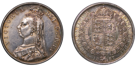 Great Britain. Victoria AR Halfcrown. 1887. 