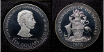 Bahamas, British Commonwealth. Prince Charles Proof AR 10 Dollars. 1978.