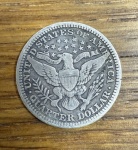 United States. Barber AR Quarter Dollar. 1911.