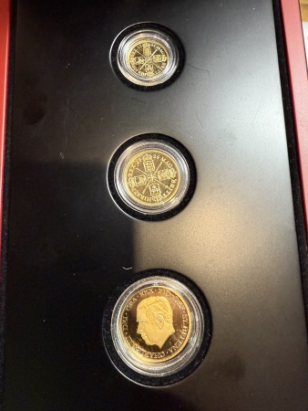 Great Britain, East India Company. Charles III Gold Proof Guinea collection. 2024.
