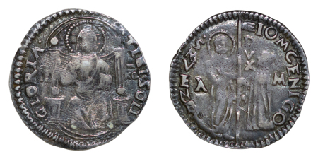 Italian States, Venice. Doge Giovanni Moncenigo AR Marcello. 1478-1485.