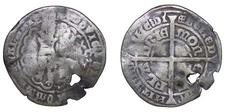 France, Low Countries, Flanders. Louis II AR Lion Groat. 1340-1365. 