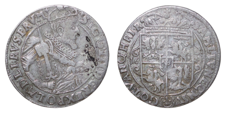 Poland. Polish-Lithuania, Sigsmund III SAR Ort. 1623. 