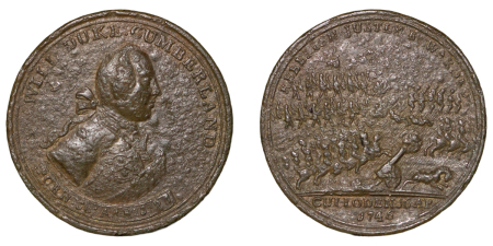 Great Britain. Duke of Cumberland Æ Battle of Culloden medal. 1746. 