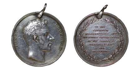 Great Britain. Henry Brougham AR Freeholders Medallion. 1818. 