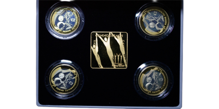 Great Britain. Manchester XXVII Commonwealth Games set of 4x Proof £2 coins. 2002. 