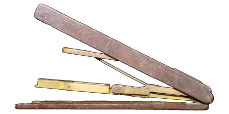 Great Britain. Georgian Brass set of Guinea Scales. Circa 1820-1830. 