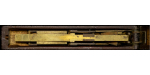 Great Britain. Georgian Brass set of Guinea Scales. Circa 1820-1830.