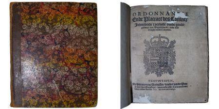 Belgium. Numismatic Literature. Antwerp, Munt Ordon. 1627. 