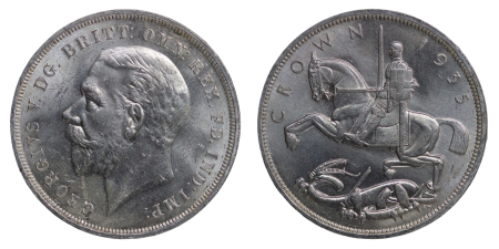 Great Britain. George V AR Crown. 1935. 