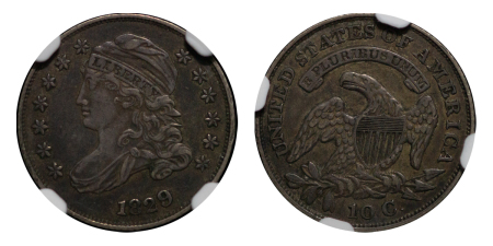 United States. Liberty Cap AR 10 Cents. 1829. 