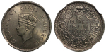 India, British Colonial. George VI AR ¼ Rupee (Lot x4). 1940B.