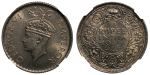India, British Colonial. George VI AR ¼ Rupee (Lot x4). 1940B.