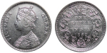India, British Colonial. Victoria lot of 3x AR Rupees. 1862, 1885 & 1890.