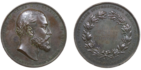 Australia, British Colonial. International Exhibitions Æ Medallion, Commissioners Award. 1879-1881. 