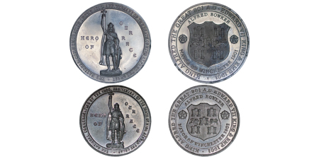 Great Britain. Victoria WM Lot of 2x Medallions "1000 yr Anniversary of the Death of Alfred the Great". 1901.